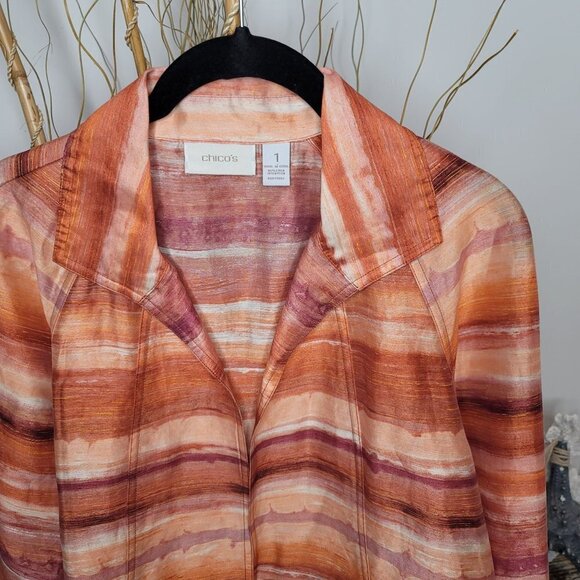 Chico's Jacket Womens 1 (Medium) - Picture 3 of 6